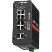 32049-4, Unmanaged POE Switch, 8+2 Puertos, (8) Puertos POE Injector 10/100BTX, (2) Puertos uplink 10/100/1000BTX, Voltaje 12/24VDC miniatura 1