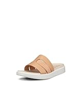 ECCO Women's Flowt Oasis Slide Sandal, Biscuit/Biscuit Nubuck, 7/7. 5 UK