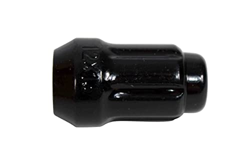Image of MASSFX Golf Cart Lug Nuts Full Set 16 Count for E-Z-Go Club Car Yamaha EZGO (L35MM 12X1.5, Black)