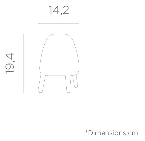 Lampada da tavolo esterno IP43 ROCKET20