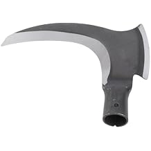 High Manganese Steel Scythe Multifunctional Mowing Cutting Trees Sickle for Gardening Tools - Double Sickle Single Cutter Head