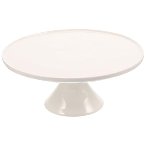 Mikikit Alzata Dolci Rotonda in Ceramica Piatto Portata Dessert Elegante per Matrimonio Compleanno Buffet e Feste Casa