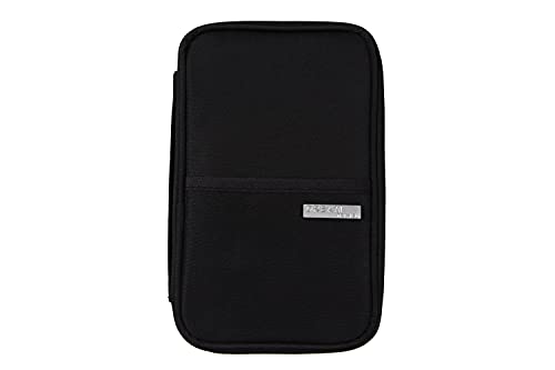 【国内正規品】 Renervate 母子手帳ケース 人気 2人分 シンプル デザイン おしゃれ マルチケース ブランド 通帳ケース 男の子 女の子 ベビー お薬手帳 かわいい 大サイズ 小サイズ 出産祝い プレゼント (ブラック black) (Sサイズ