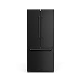 Thor Kitchen Gordon Ramsay 30 Inch 17.7 cu ft French Door Counter Depth Refrigerator with Ice Maker in Black