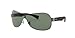 Ray-Ban RB3471 - GUNMETAL Frame GREEN Lenses 32mm Non-Polarized