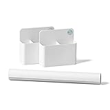 ORGNATIC magnetischer Schranktür-Organizer für Badezimmer & Küche I Kosmetik- & Make-up-Organizer Badschrank innen I Set mit Folie & 2 verschiebbaren Fächern für Schmuck & Skincare I Ohne Bohren