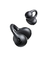 Baseus BC1 Open Ear Kopfhörer, Ohrclip mit Beeindruckender Klang, Adaptiver Bassverstärkung, Bluetooth 6.0, Geräuschunterdrückung bei Anrufen, IP55, 38H Akk, Leicht Buds - Interstellar Schwarz