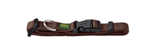 HUNTER VARIO BASIC Hundehalsung, Hundehalsband, robust, geschmeidig, Klickverschluss, S/1,0, orange