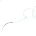 Pkg. of 24 Sutures Thread with Needle -First Aid Field Emergency Practice and Training – for Practicing Suturing Doctors, Medical Students, Veterinarians and Nurses