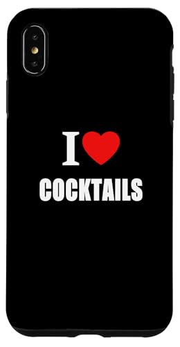 I Love Cocktails for Men Women and Student �X�}�z�P�[�X iPhone XS Max �p