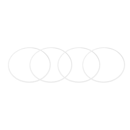 4Pcs 21 Inch Wheel Rim Protector ABS Scratch Proof Self Adhesive Wheel Rim Guard for Cars White