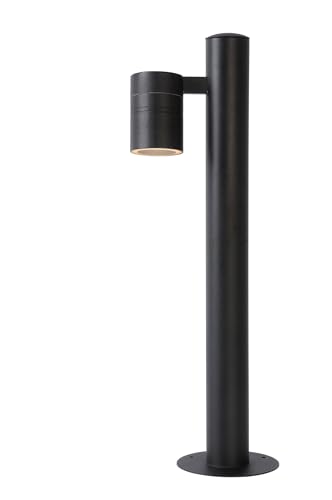 Borne extérieur LED noir GU10 2700K luminaire étanche jardin IP44