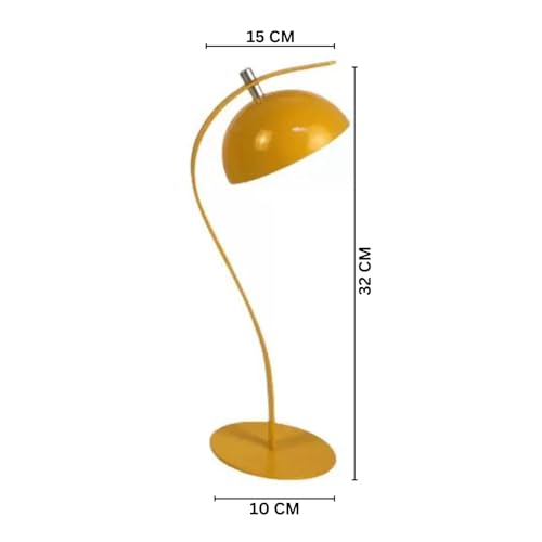 Image of NYRWANA Table Lamp for Study Room, Study Lamp, 3 Modes Touch Control LED Desk Lamp, Study Table Lamp, Lamp Light for Study, Gifts for Family & Friends, Desk Lamp - USB-C Rechargeable (Yellow)