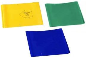 Stretch Bands Resistance Package, Yellow/Green/Blue, Medium