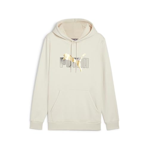 Image of PUMA Mens Essentials No. 1 Logo Hoodie Casual Outerwear Casual - Black