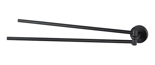 Preisvergleich Produktbild Haceka Kosmos Black 1145593, Handtuchhalter, schwenkbar