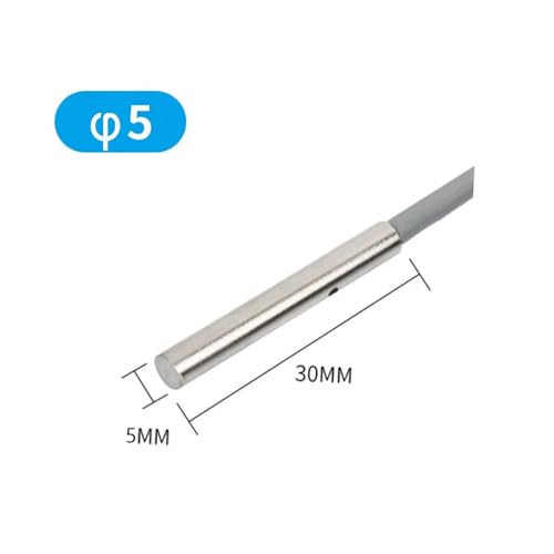 Interruptor de proximidad M5 impermeable IP65 sensor inductivo tres cables con cable largo 2