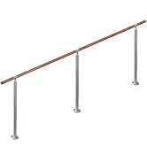 Amazon | YHEYSMUX 160x85cm 屋外 階段 手すり 304ステンレス製 手摺り