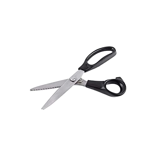 Hongzer Mini Pinking Shears, Fabric Decorative Round/Triangle Edge Pinking Shears Scissors Clipper 3 5 7mm, Craft Supplies(5mm)