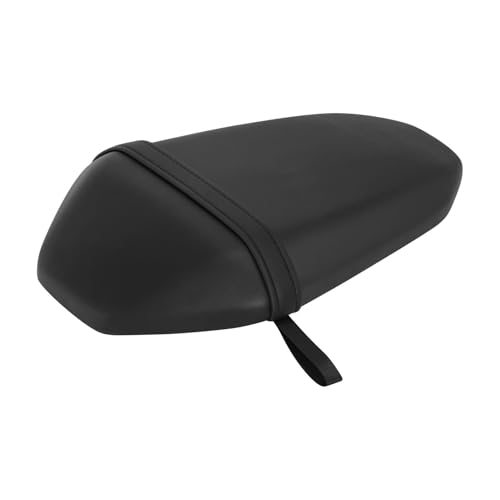 Asiento trasero negro de moto contra el dolor lumbar del pasajero en MT-07 4