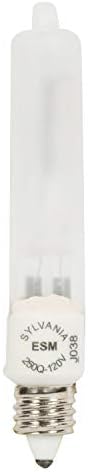 Sylvania Halogen 250W T12 Tube Light Bulb, Dimmable, E11 Can Screw Base, 4850 Lumens, 2950K, 100 CRI, Frosted (58763) image 5
