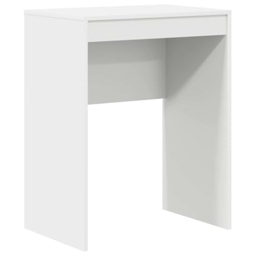 vidaXL Minimalistischer Schreibtisch mit Schublade | Weiß MDF Kompakte Größe 60 x 40 x 76 cm Perfekt für Büro & Studium Modernes Zuhause Kleiner Raum Computer
