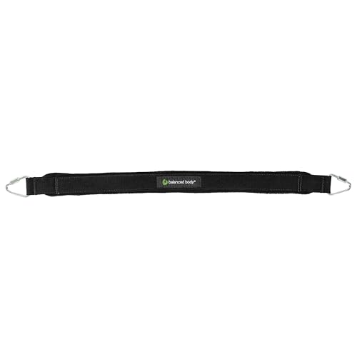 balanced body metro iq reformer foot strap extra long cotton or padded footstrap pilates equipment accessory 305 inches