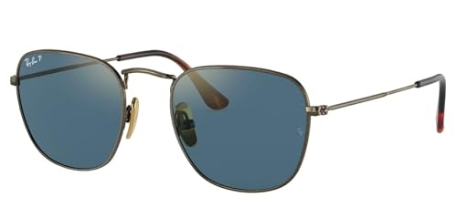 Image of Ray-Ban mens Rb8157 Frank Titanium Square Sunglasses