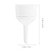 GETAJGHSD Plastic Buchner Funnel with Pp Plastic Filter Paper Holder Laboratory Filtration Funnel for School and Industrial Experiments