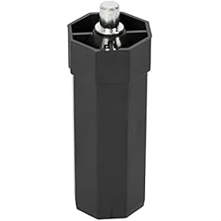 Mini Persianas Flexalum Schellenberg 80200 de 40 mm de diámetro, Gris y Negro