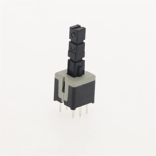 Bouton-poussoir 6 broches DPDT 8.5x8.5mm autobloquant, commutateur DIP composant électronique DIY