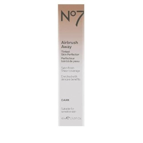 Inscape Data No7 Airbrush Away Tinted Skin Perfect Dark 1.35oz Cream