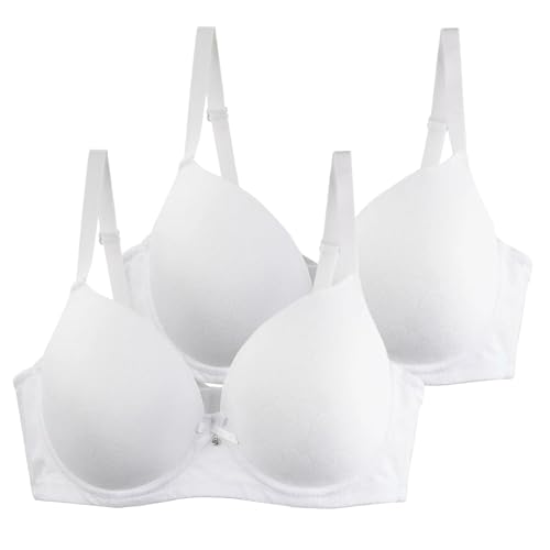 XCXC 3er-Pack Damen BHS mit Bügel Frauen Große Größen Push-Up Leicht Perfekte Passform Klassische-BH mit Verstellbaren Trägern, Anti-Sagging BH Set für Alltag und Freizeit XCXC 3er-Pack Damen BHS mit Bügel Frauen Große Größen Push-Up Leicht Perfekte Passform Klassische-BH mit Verstellbaren Trägern, Anti-Sagging BH Set für Alltag und Freizeit