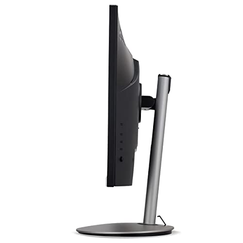 Image of acer CB242Y Dbmiprcx 23.8 inch Full HD (1920 x 1080) IPS Frameless, AMD FreeSync, 1ms VRB, ErgoStand Monitor with Full HD Adjustable Webcam (Display Port, HDMI & VGA Ports),Black