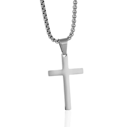 Sterling Silver Cross Necklace for Teens