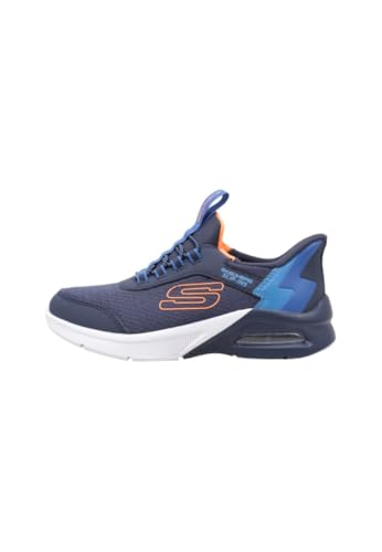 Skechers   Microspec MAX Brisk Stripe, Zapatillas Niño, Navy,