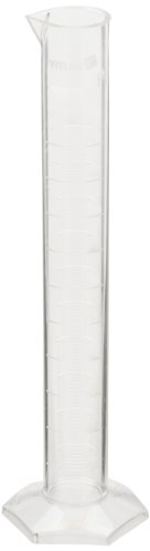 Vitlab Class A Certified Polymethylpentene Graduated Cylinder, 100ml Capacity (Pack of 2)