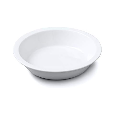 WM Bartleet & Sons 1750 T395 Round Pie Dish, White Cover