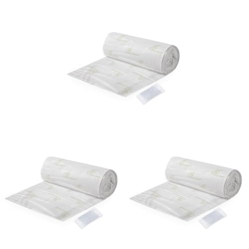 Image of R for Rabbit Trash Bag with Carbon Filter | Diaper Bin Trashbag White | Biodegradable Trash Bag (Hygobin) (Pack of 3)