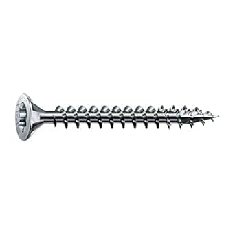 SPAX Universalschraube, 4 x 20 mm, 360 Stück, Vollgewinde, Senkkopf, T-STAR plus T20, 4CUT, WIROX A9J - 8000000277115