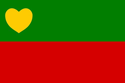 Drapeau large Trojanovice résistant aux UV pour mât extérieur