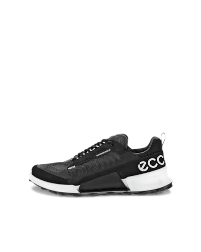 Image of ECCO Biom 2.1 X Mountain Black /Magnet Nubuck Leather Regular Width Men Casual Sneakers UK - 11.5