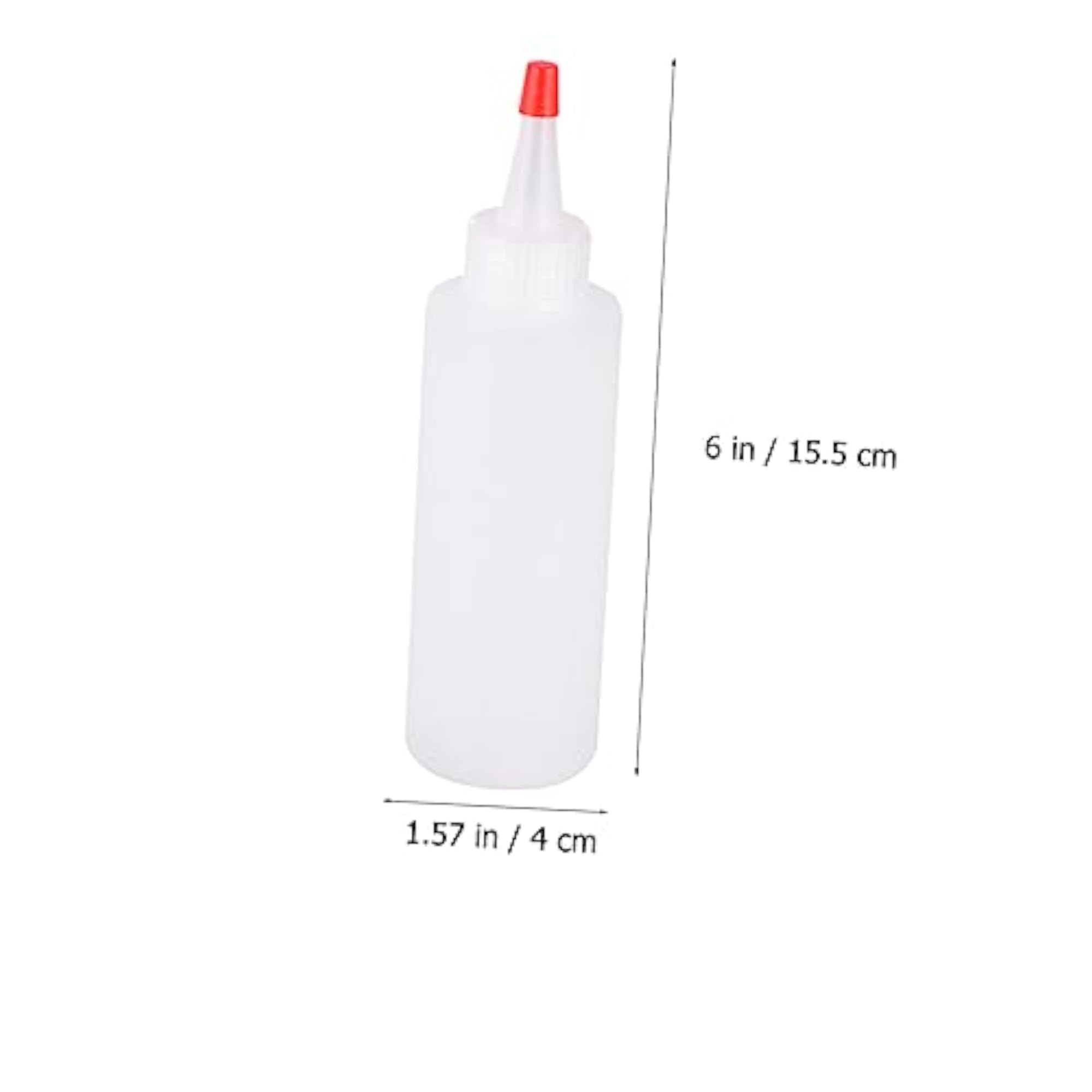 20-Pack 120ML Red Squeeze Bottles with Caps for Condiments