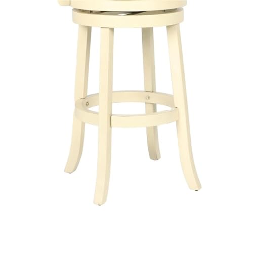 New Classic Home Furnishings Butaco York con giro 360°, juego de 2, 29 pulgadas, respaldo en X, asiento y respaldo tapizados en tela beige crema miniatura 7