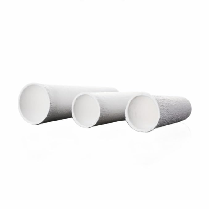 Extraktionshülse aus Fiberglas, klebstofffreie Filterpatrone zur Staub- und Rauchprobenentnahme in der Umgebungsluft 1# 2# 3# Paket 25/Pk(OD32mm H120mm)