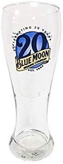 Blue Moon 20th Anniversary Glass