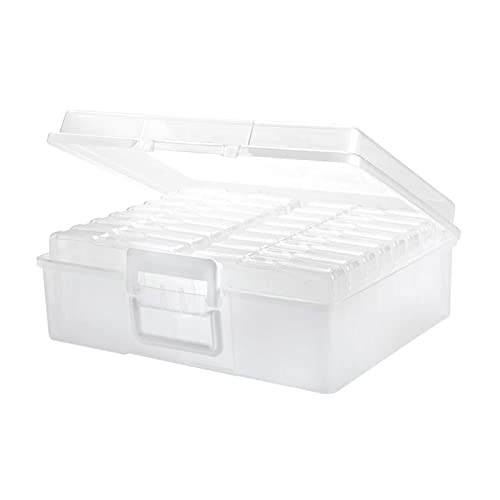 Image of MICHAELS Photo & Craft Storage Box by Recollections - Modern, White, 14.9 x 12 x 5 inches