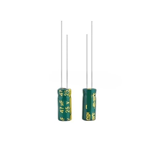 Condensateur électrolytique 47UF 25V stable pour filtrage audio et réparation de circuits