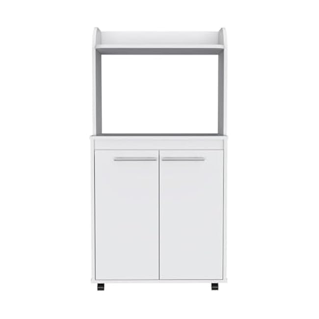 1-Shelf 2-Door Kitchen Pantry White,for Restaurants-WHq9avl1