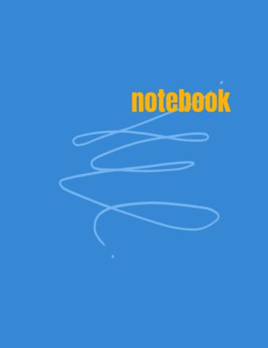 Notebook: Light blue college ruled notebook, great for note-taking and free-flow writing.